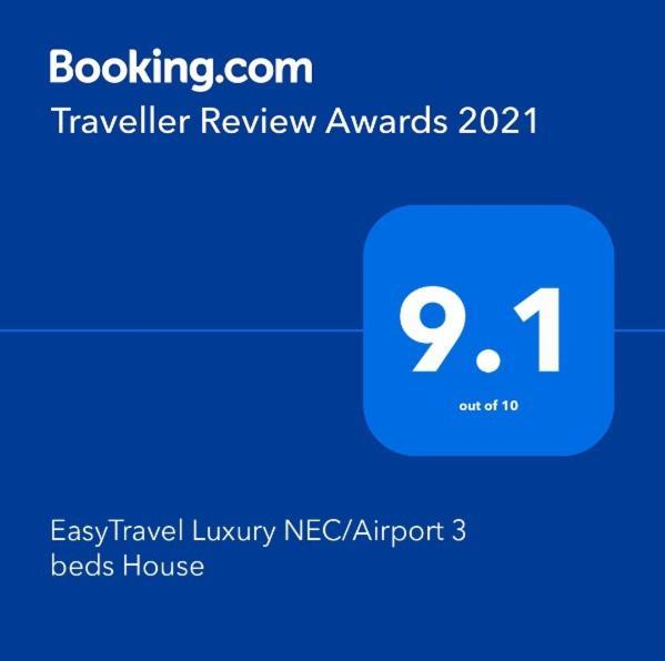 버밍엄 Easytravel Luxury Nec/Airport 3 Beds House 아파트 외부 사진